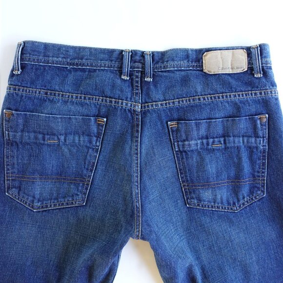 Men's Calvin Klein Jeans Straight Leg Cotton Rocker 36 / 30 - Picture 2 of 12